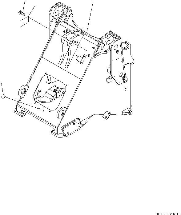 FRAME,FRONT 417-U94-3150 KOMATSU