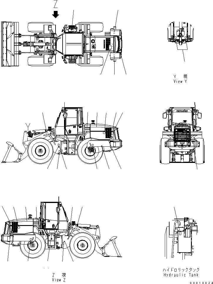 Табличка смазки 417-93-22113 KOMATSU