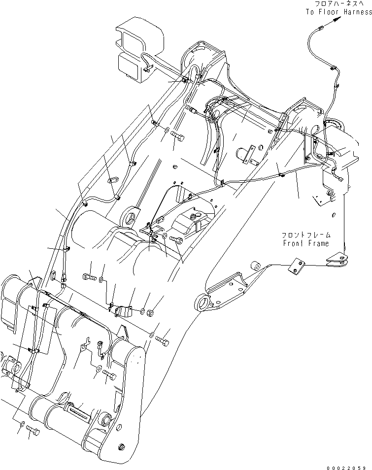 Жгут проводов 418-879-3390 KOMATSU