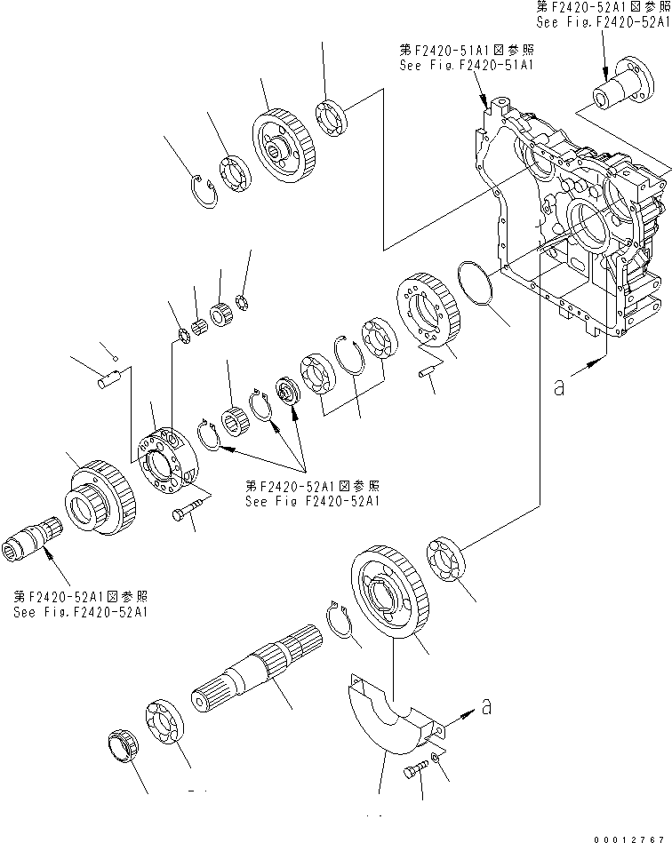 WORM 417-17-35180 KOMATSU