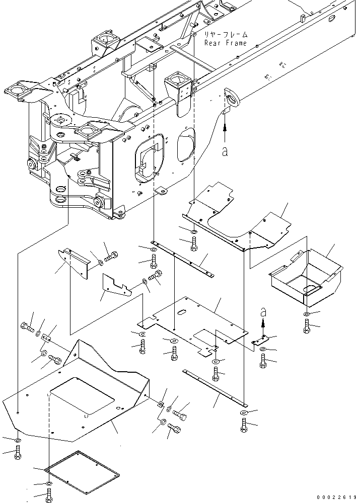 Крышка 417-Z97-3191 KOMATSU