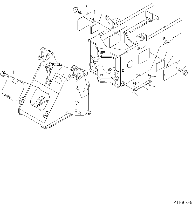 Передняя крышка 418-879-2450 KOMATSU