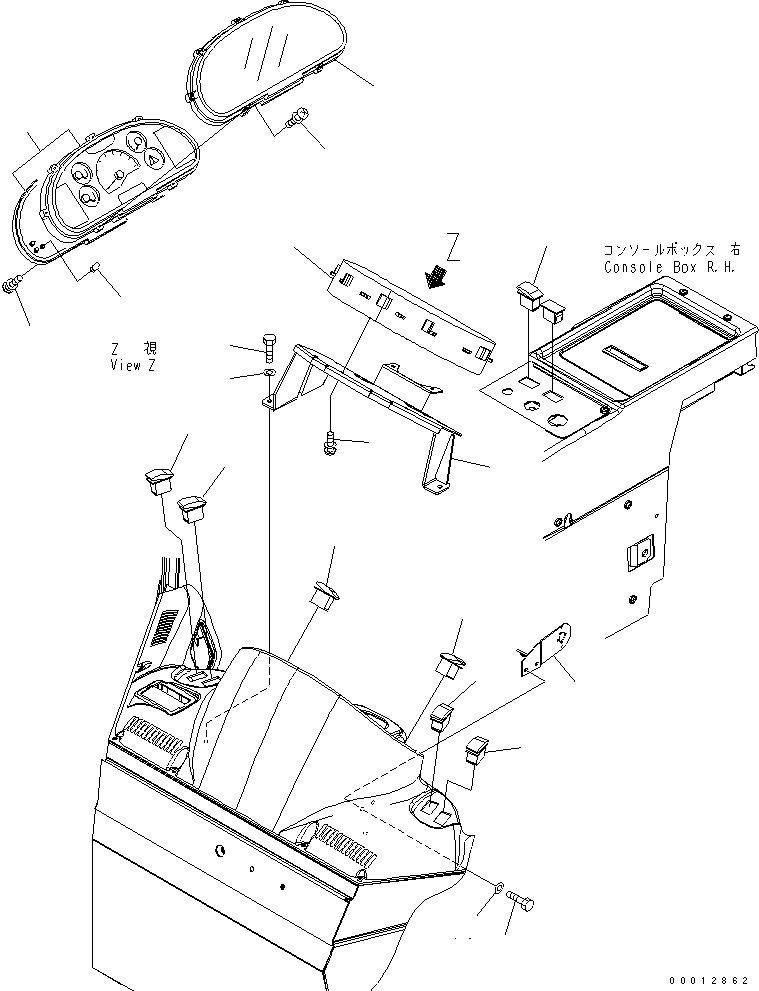 SWITCH,PARKING BRAKE 418-06-36180 KOMATSU