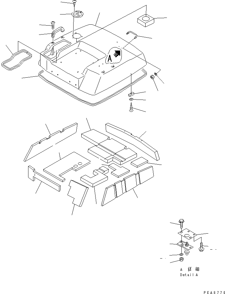 Лист 42A-S65-2130 KOMATSU