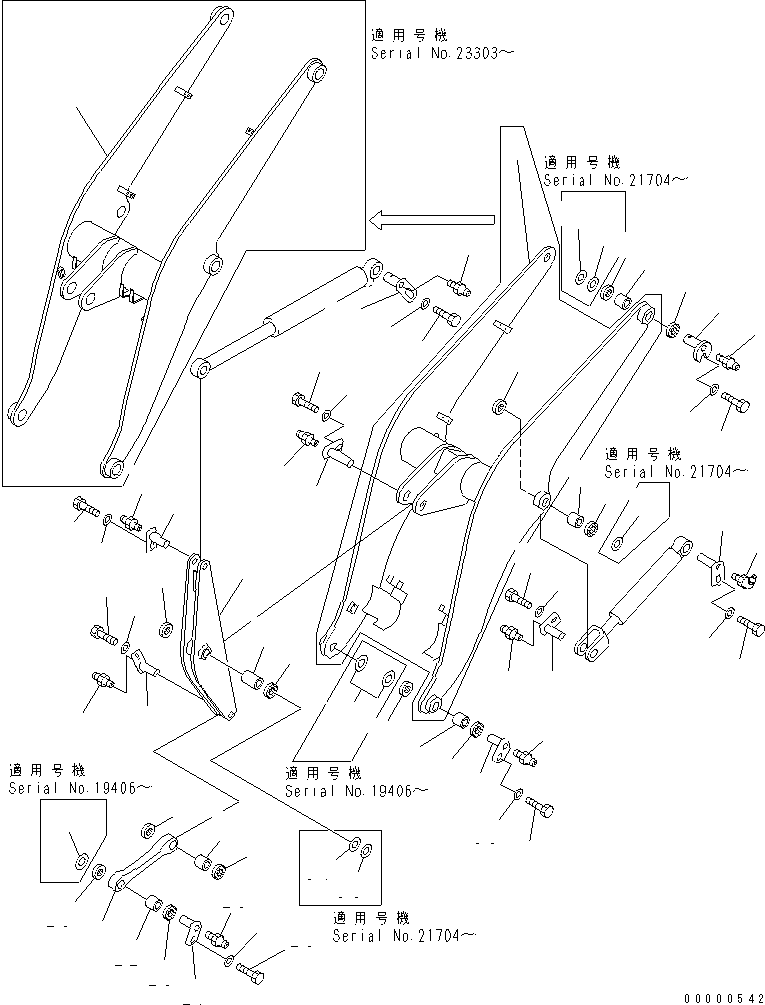 LIFT ARM ASS'Y 362-877-0012 KOMATSU