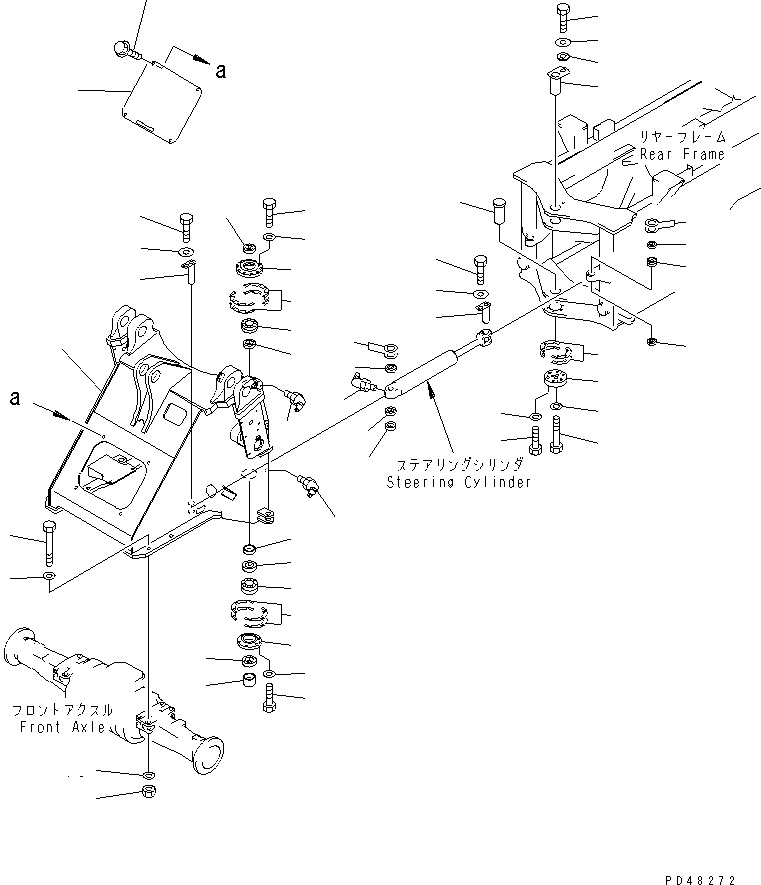 FRAME,FRONT 419-Z94-2110 KOMATSU