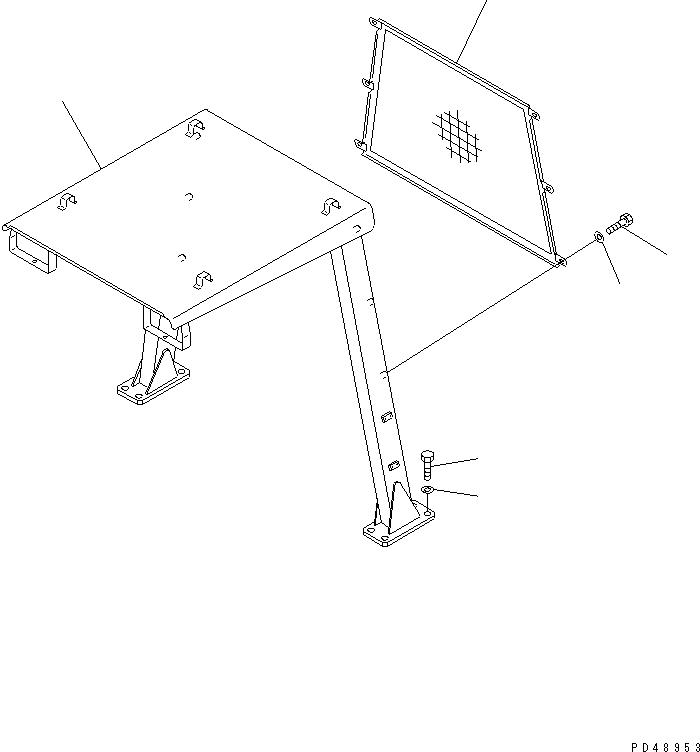 GUARD,HEAD 421-T25-1113 KOMATSU