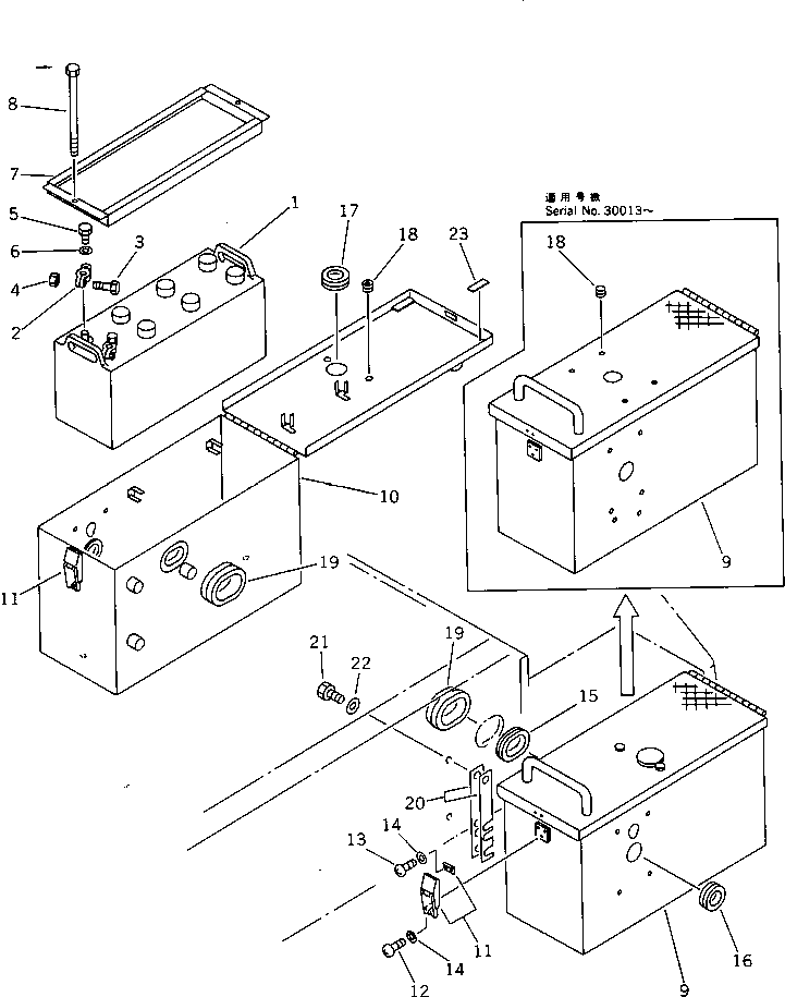 BOX,R.H. 419-06-11214 KOMATSU