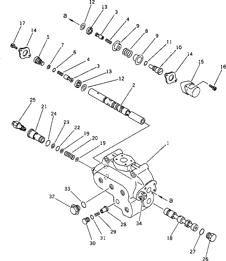 STEERING VALVE ASS'Y 419-64-15110 KOMATSU