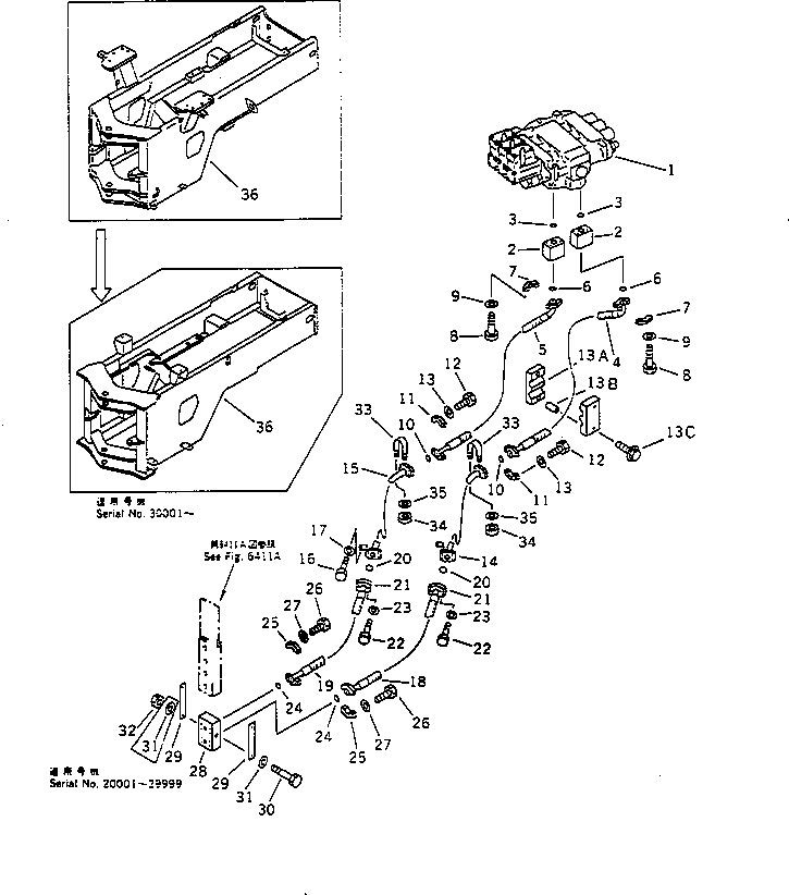 FRAME,(MODIFIED PART) 419-877-1622 KOMATSU