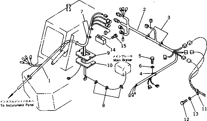 Жгут проводов 419-944-1550 KOMATSU