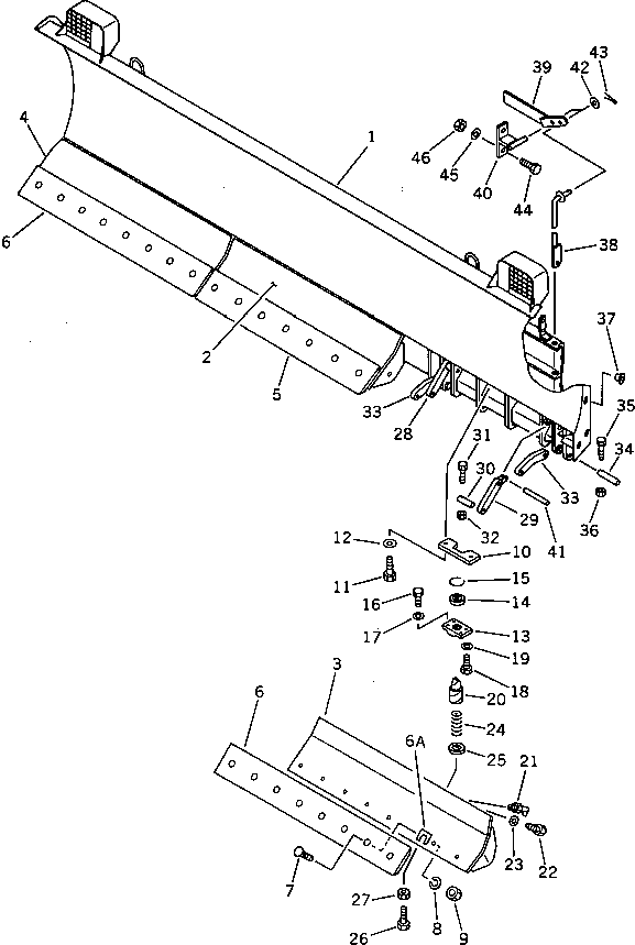BLADE,CENTER 419-907-1140 KOMATSU