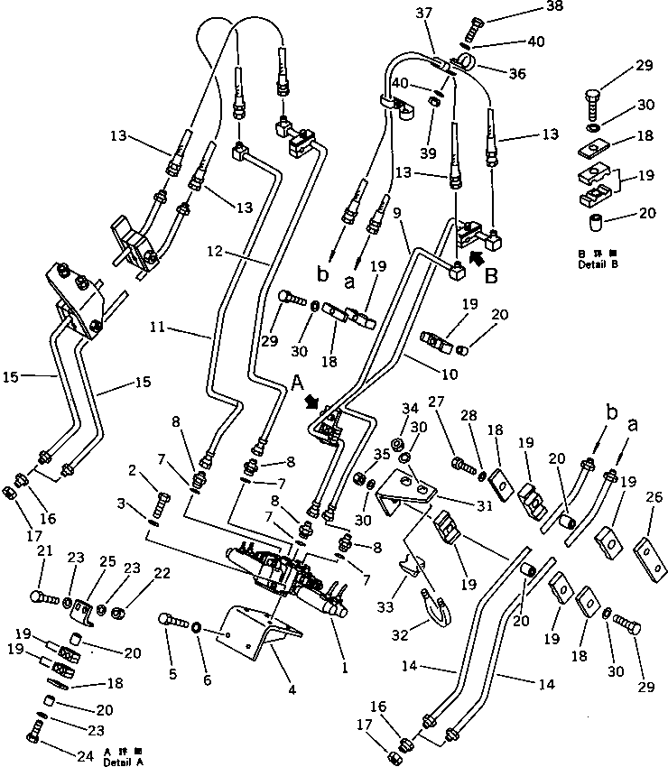 Соединительный штуцер 419-906-1370 KOMATSU