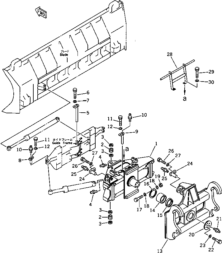 Палец 417-T50-1240 KOMATSU