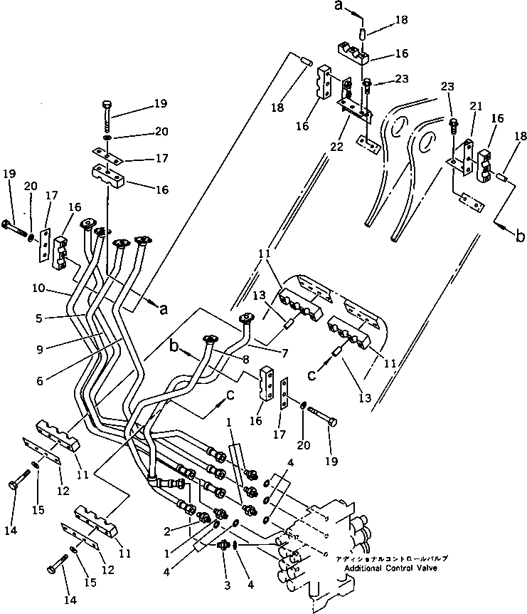 Кронштейн правый 419-V89-1190 KOMATSU