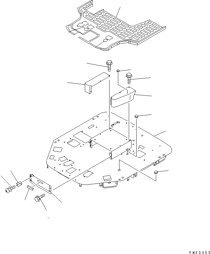 MAT,FLOOR (OP) 419-V89-2250 KOMATSU