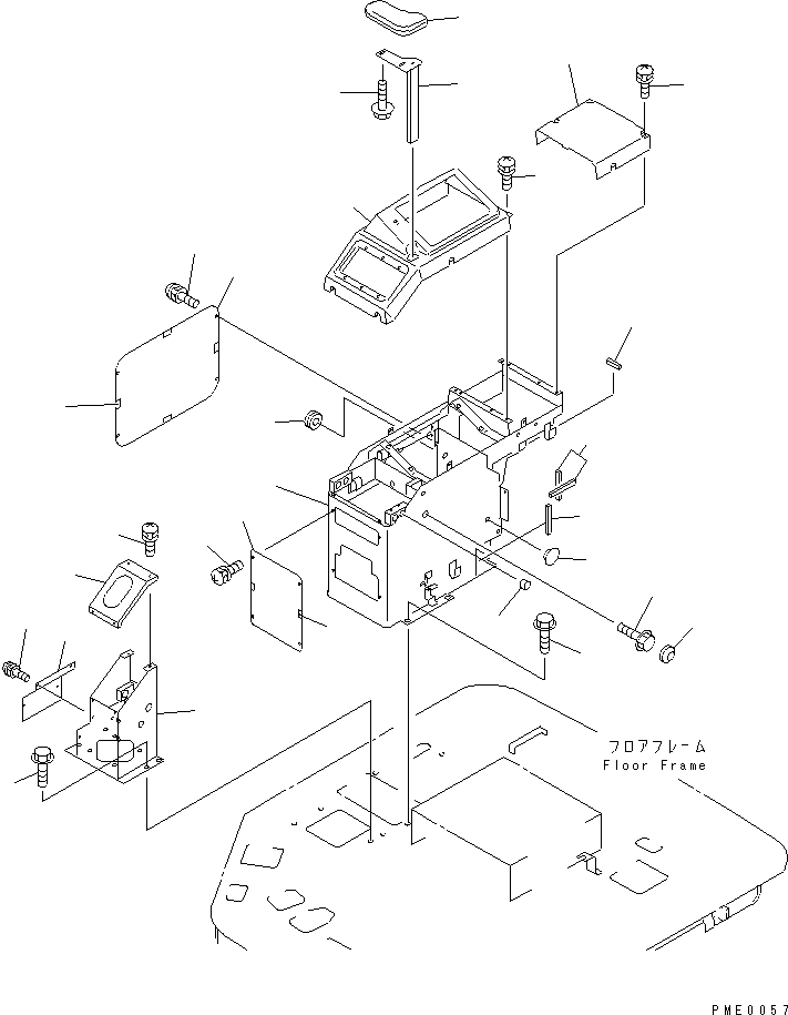 Коробка 419-V89-2210 KOMATSU