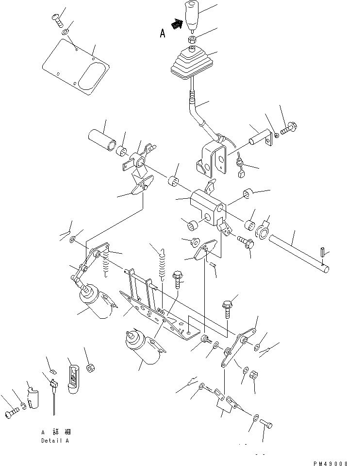 LEVER ASS'Y,ATTACHMENT (\2\421-V91-2610) KOMATSU