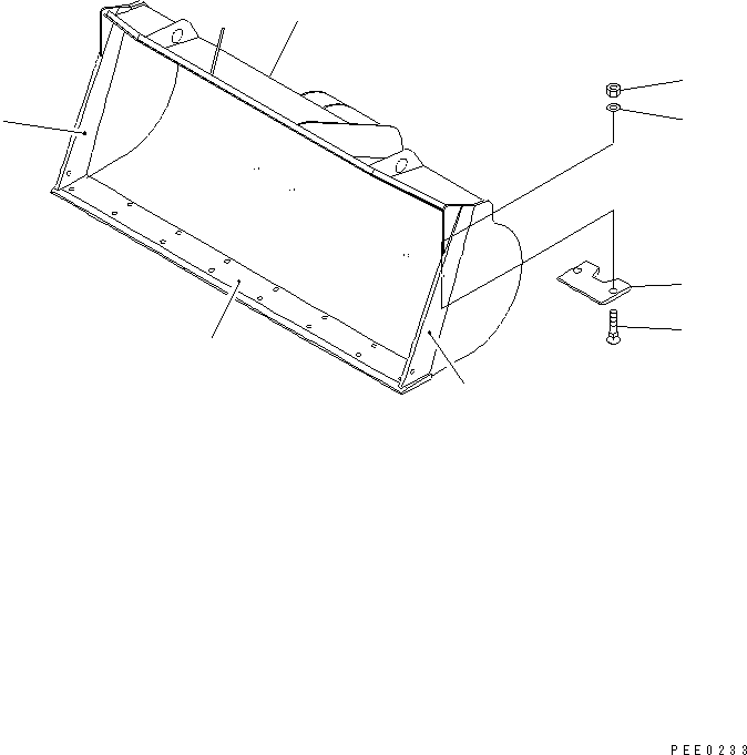 Ковш 419-821-2110 KOMATSU