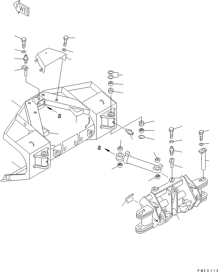 CRADLE 419-837-1122 KOMATSU