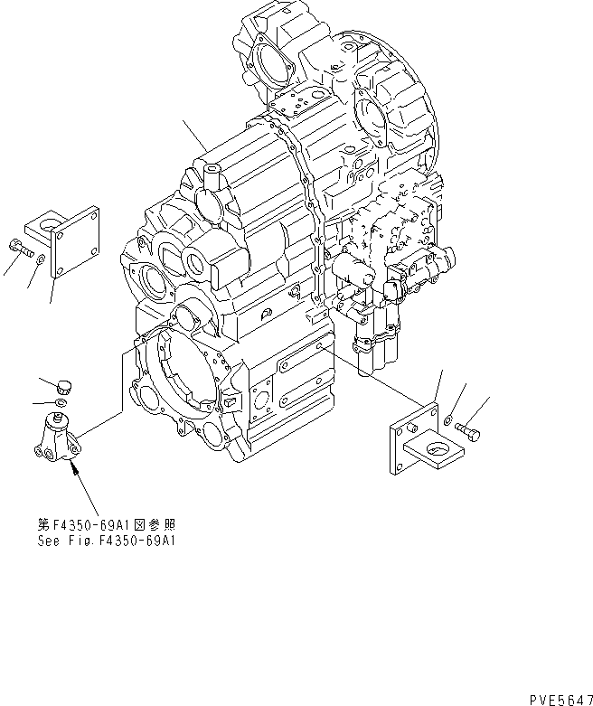 TRANSMISSION ASS'Y,(FOR SNOW REMOVING) (714-16-10033) KOMATSU