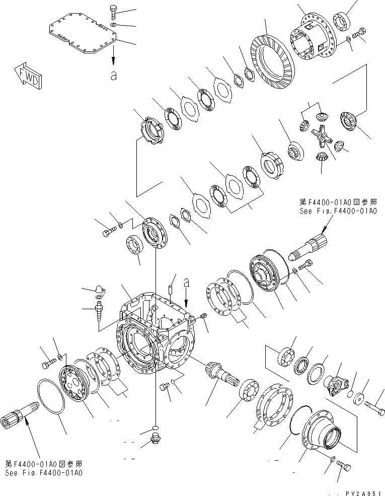 DIFFERENTIAL ASS'Y \0\419-22-27101 KOMATSU