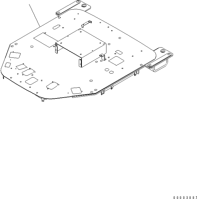 Рама пола 419-Z21-2190 KOMATSU