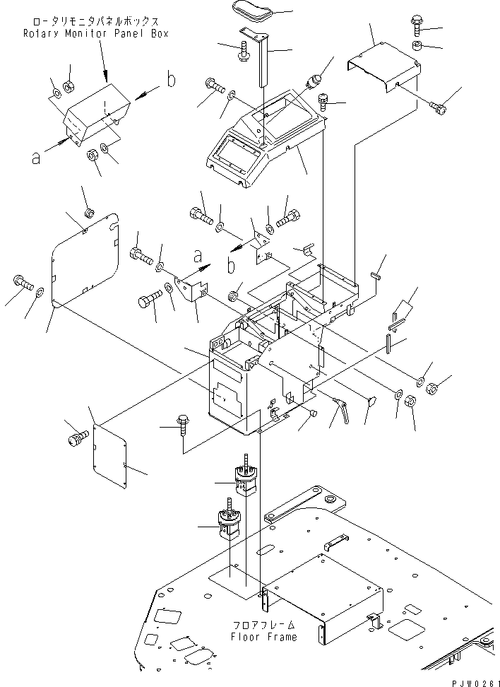 BOX,CONSOLE¤ R.H. 419-911-2691 KOMATSU