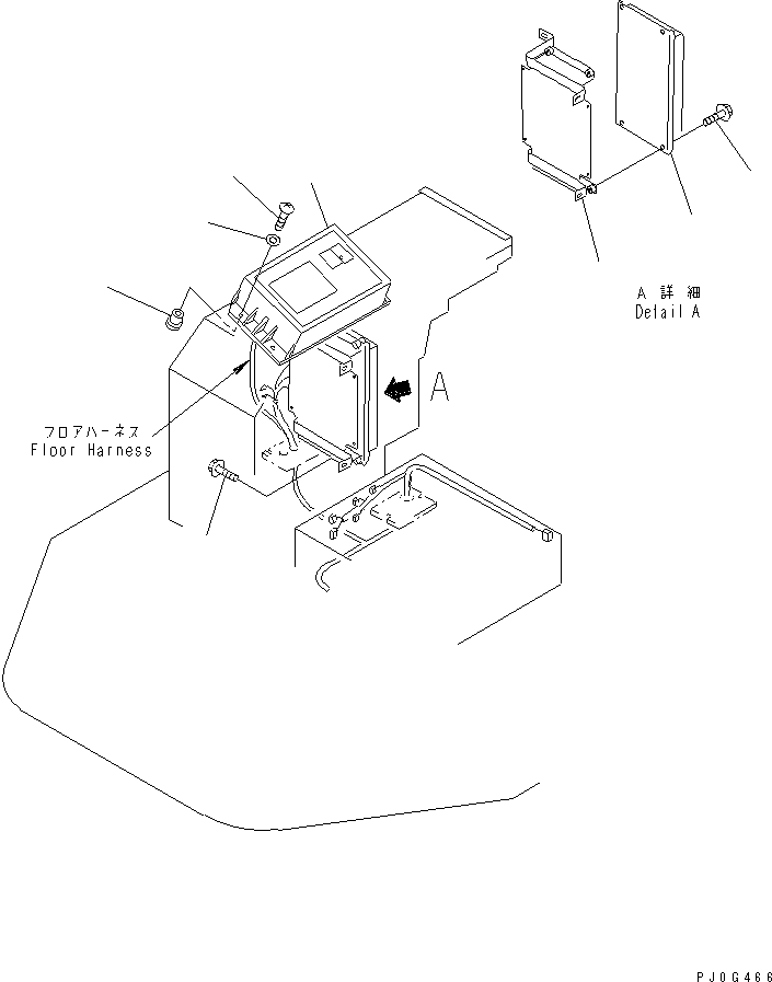 MONITOR ASS'Y,MAINTENANCE (7823-54-1001) KOMATSU