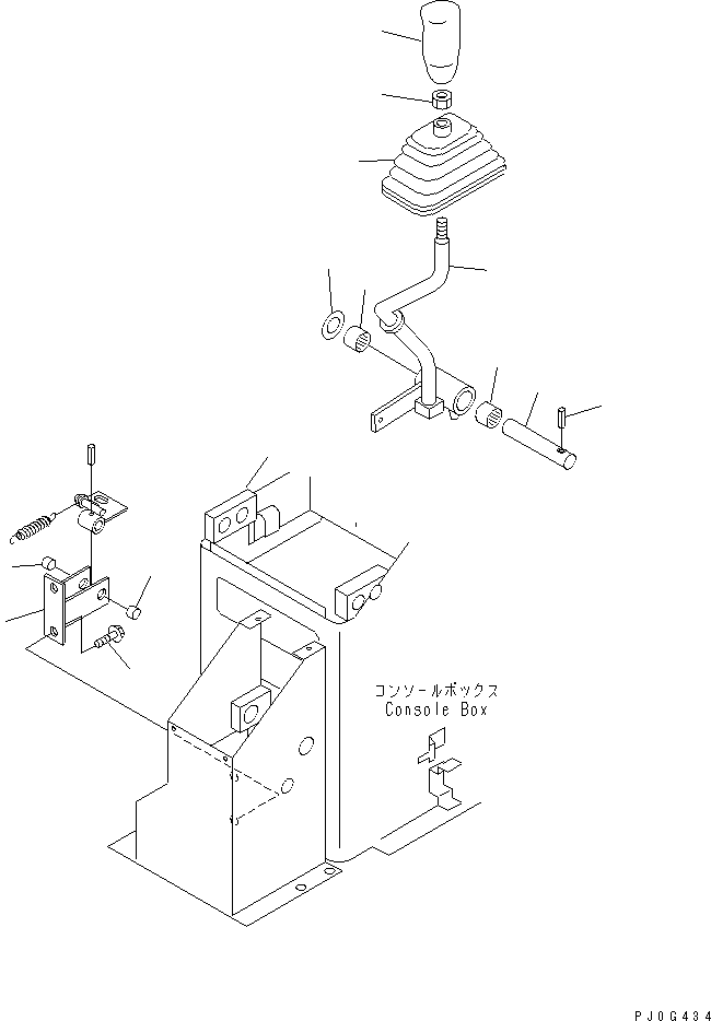 LEVER,ATTACHMENT 419-V89-2190 KOMATSU