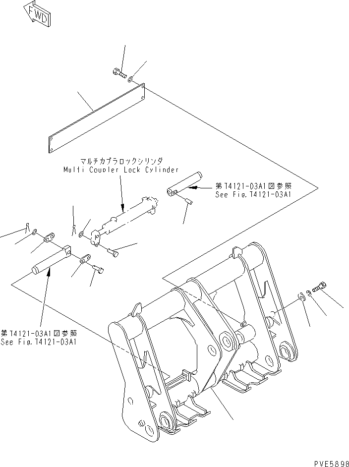 GUARD,R.H. (WELDED) 419-914-1430 KOMATSU
