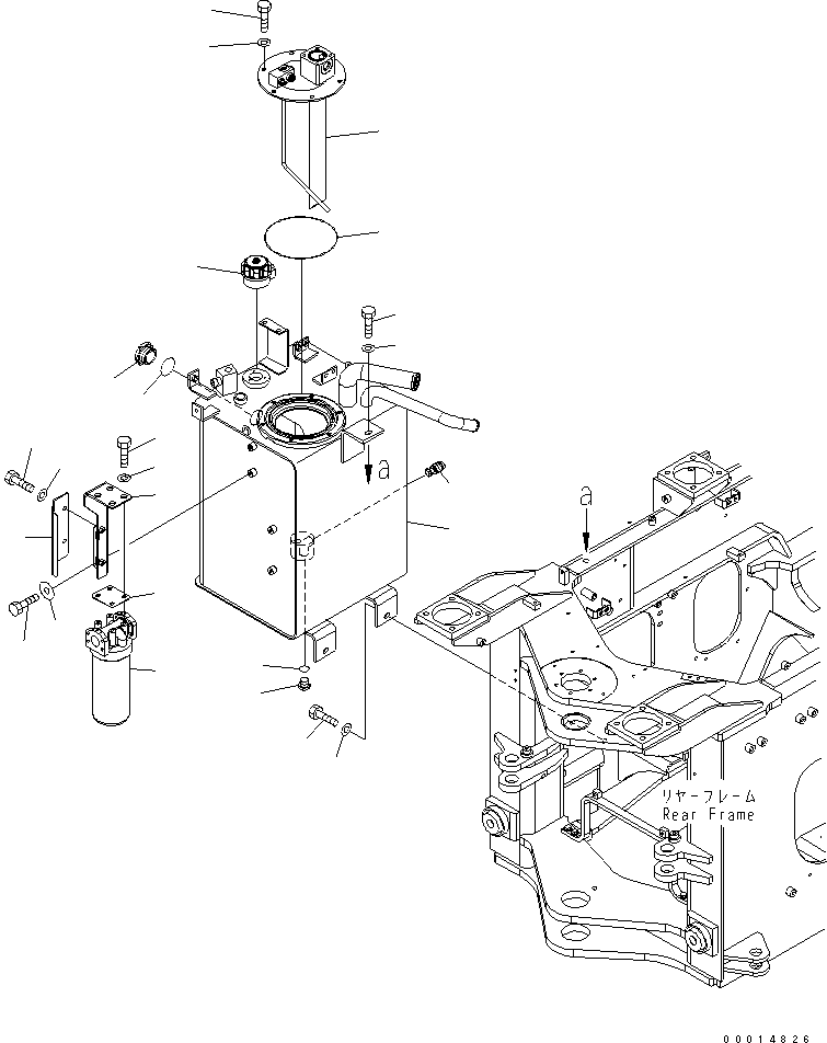 HYDRAULIC TANK 419-60-35310 KOMATSU