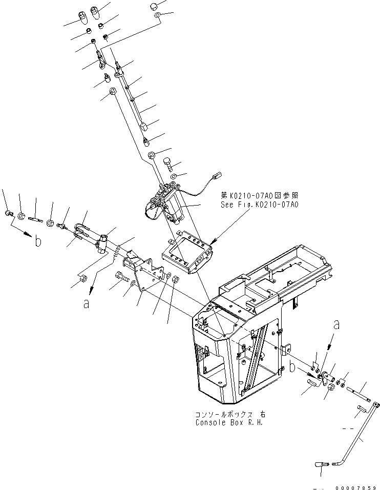 Рычаг в сборе 419-43-38211 KOMATSU