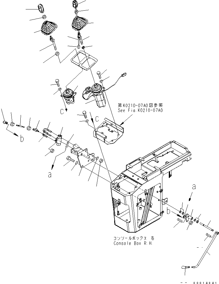 LEVER ASSY 419-S35-3110 KOMATSU
