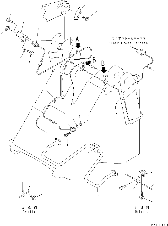 WIRING HARNESS,FRONT 423-T32-2121 KOMATSU