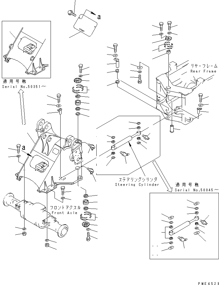 FRAME,FRONT 423-46-21100 KOMATSU