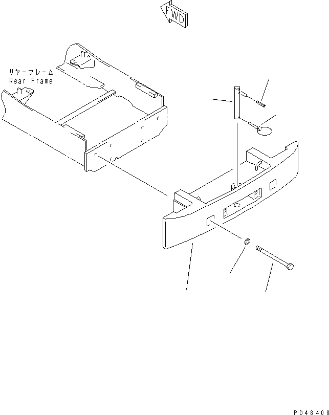 WEIGHT,COUNTER 423-46-25110 KOMATSU