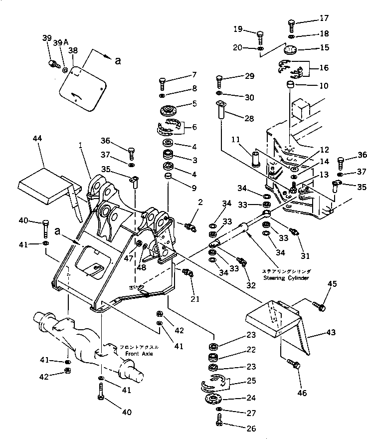 FRAME,FRONT 423-46-11090 KOMATSU