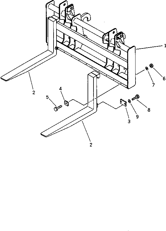 LUMBER FORK 423-894-1100 KOMATSU