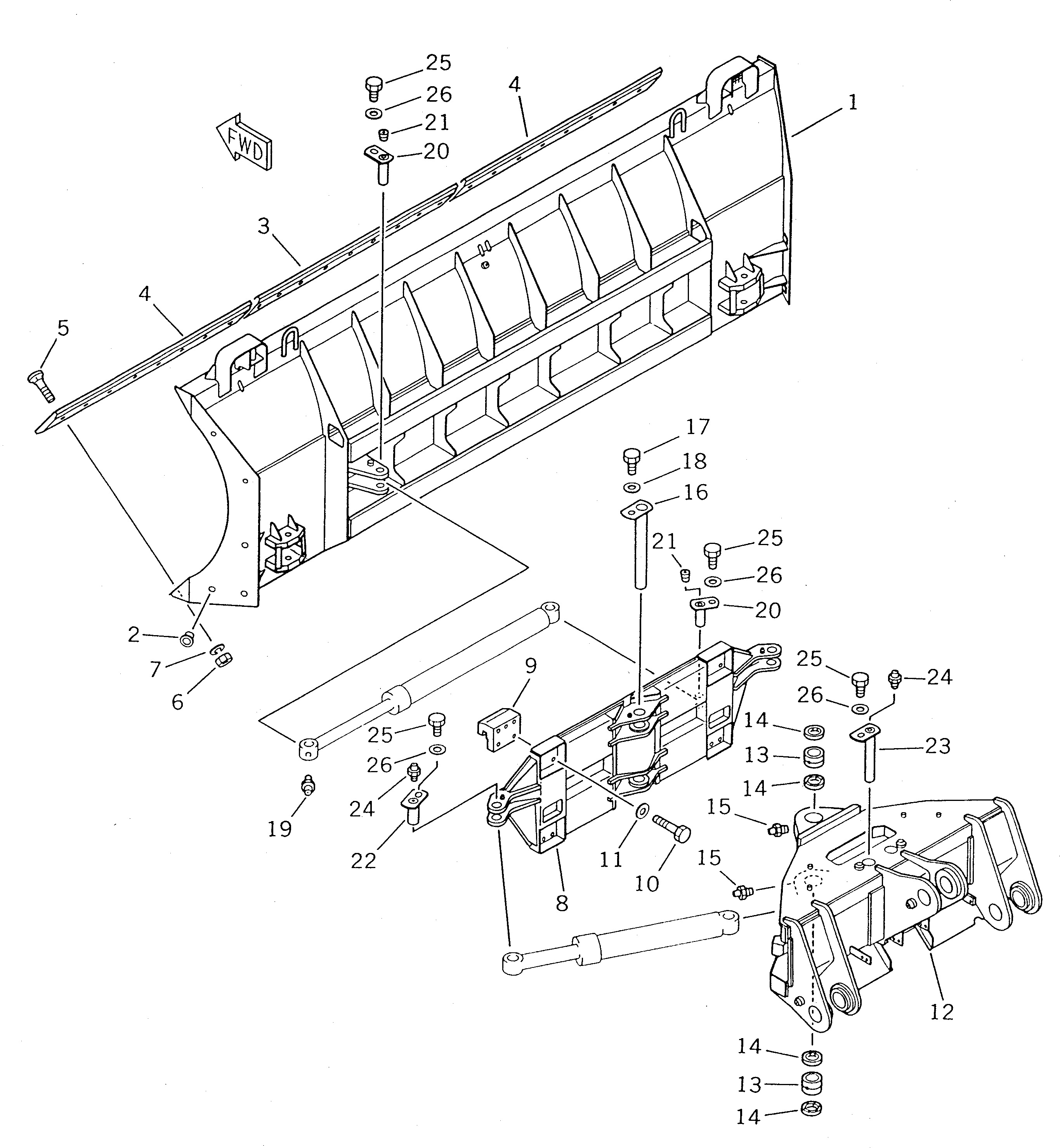 FRAME,GUIDE 423-905-1173 KOMATSU