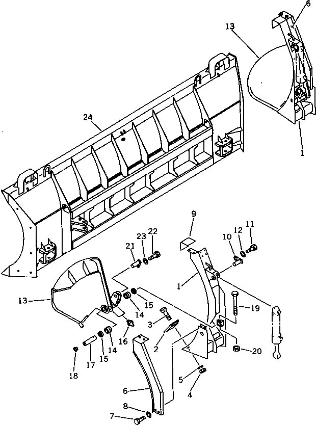BLADE,(MODIFIED PART) 423-906-1840 KOMATSU