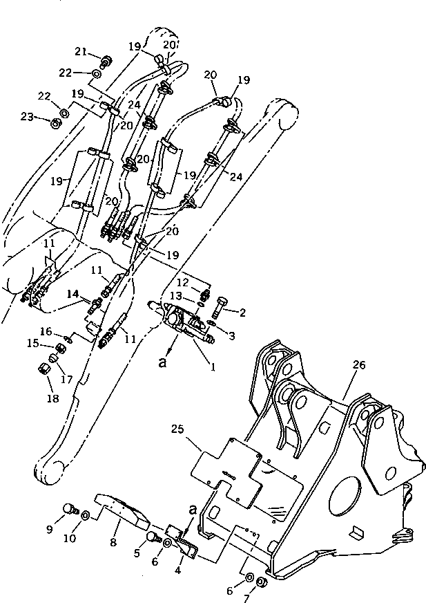 Соединительный штуцер 423-906-1370 KOMATSU