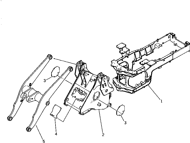 ARM,LIFT (MODIFIED PART) 423-70-11151 KOMATSU