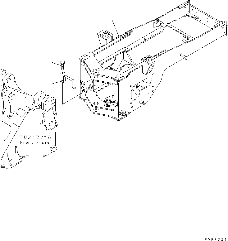 FRAME ASS'Y,REAR 423-971-2202 KOMATSU