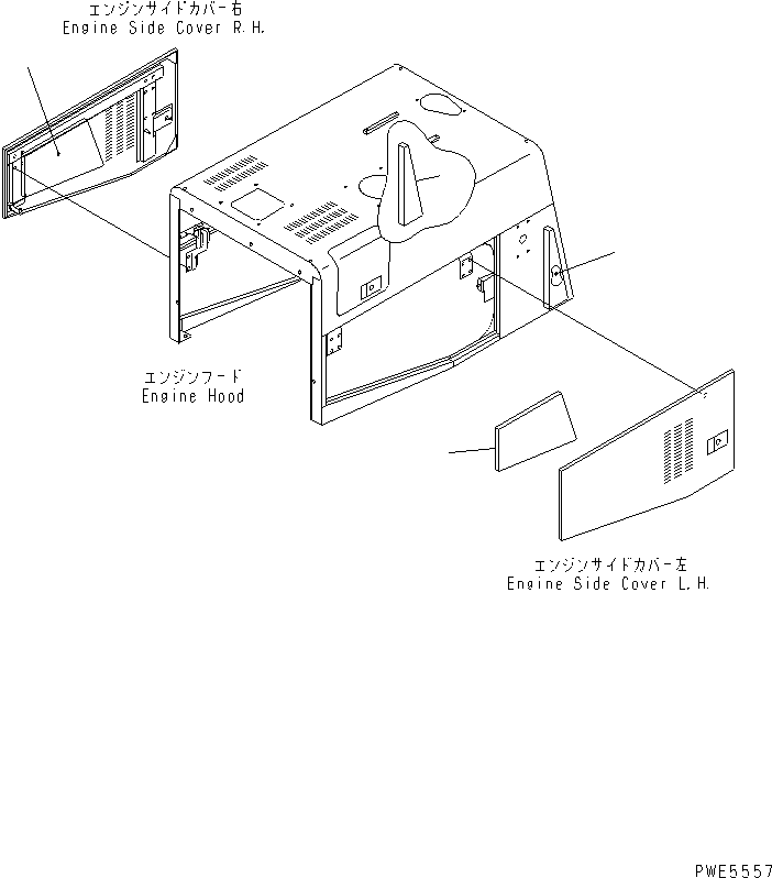 SHEET,L.H. 423-Z90-2310 KOMATSU