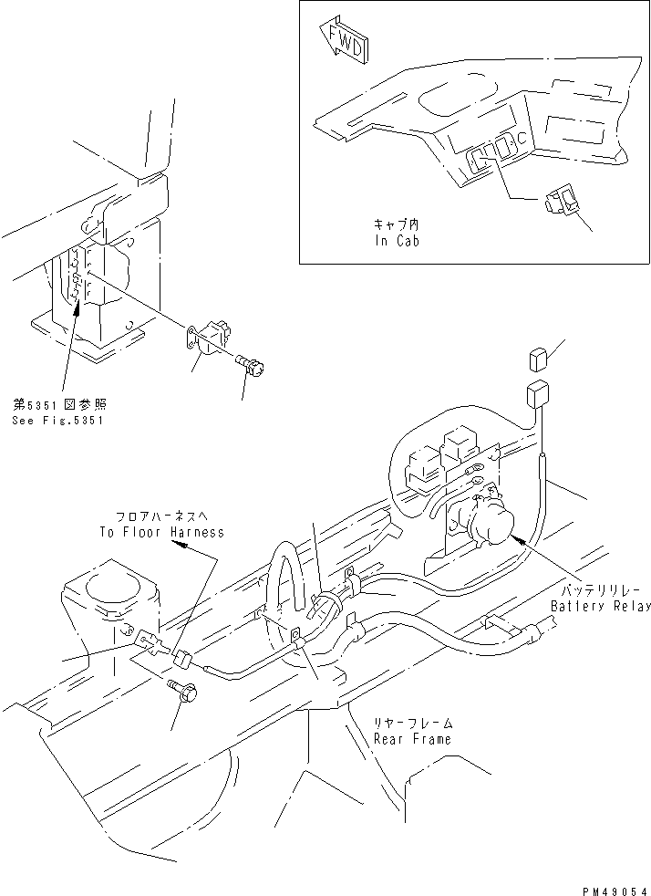 Жгут проводов (\0\423-959-2121) KOMATSU