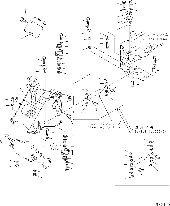 FRAME,FRONT 423-904-2780 KOMATSU