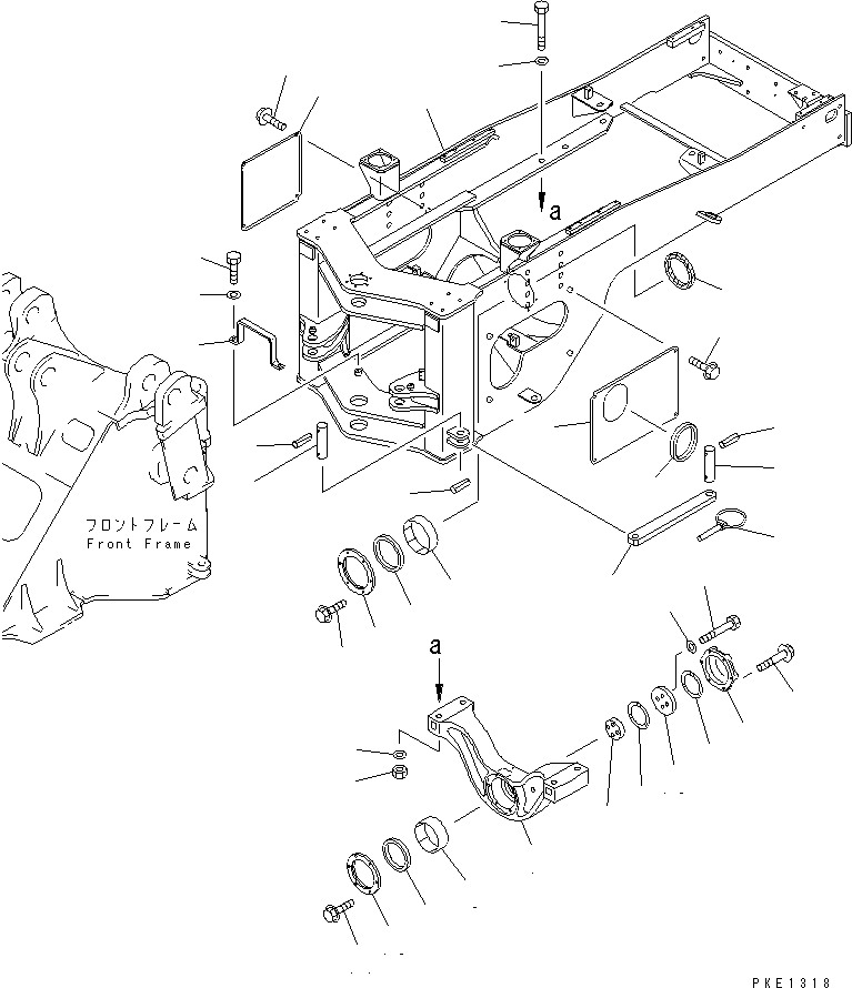 Пластина (сварная) 423-Z96-2131 KOMATSU