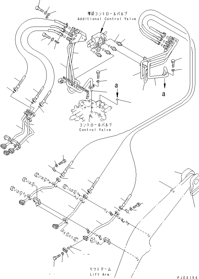 Трубка правая 423-V89-2120 KOMATSU