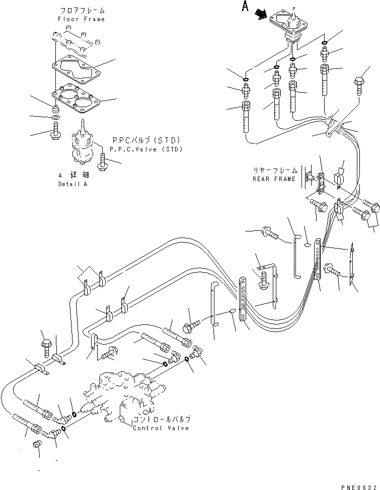 Кронштейн 423-V89-2160 KOMATSU